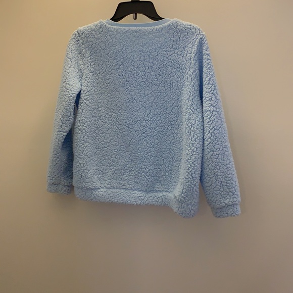 Arizona Girls Fluffy Sweater Unicorn Blue XL - Picture 2 of 5